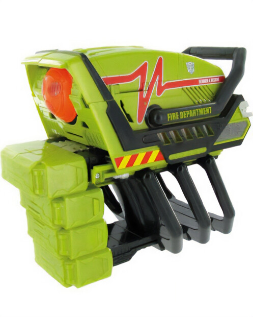 Emballage Transformers Allspark Blaster Autobot Ratchet, boîte rouge et jaune 5+