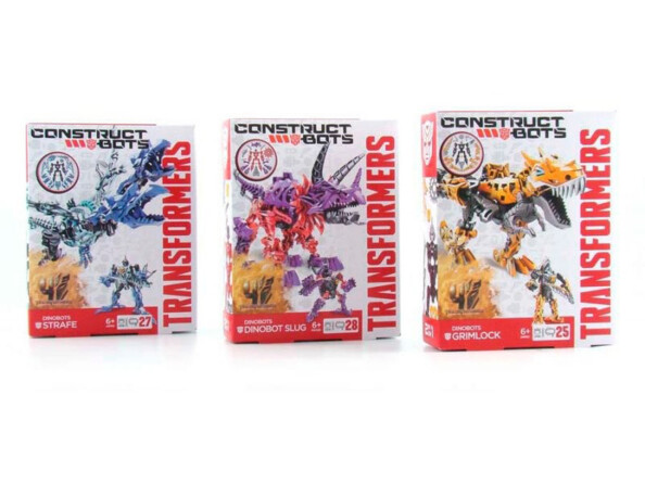 jouet contruction figurines Dinobots transformers construct bots grimlock slug strafe