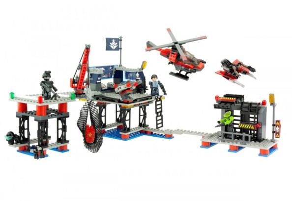 Kre-O Battleship Battle Base Hasbro une base navale à construire pleine d’action