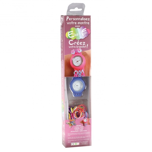 Kit créatif Elastifun Loom avec montre bleue