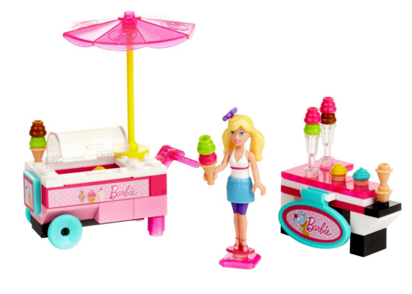 Kiosque de crème glacée Barbie Mega Bloks Build ’n’ Style 80212