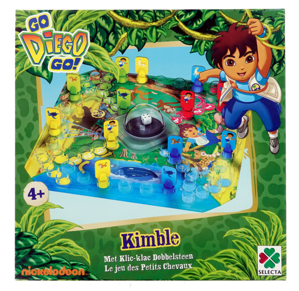 jeu de société petits chevaux t'en fais pas kimble go diego go pour enfants