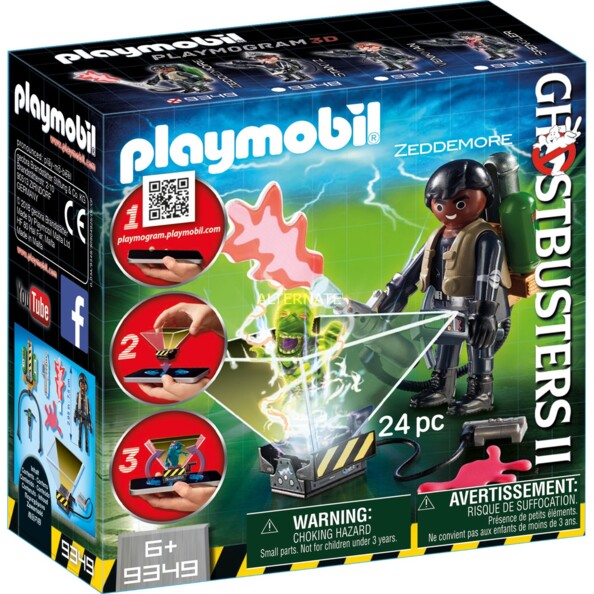Boîte n°9349 Playmobil Ghostbusters 2 Zeddemore.