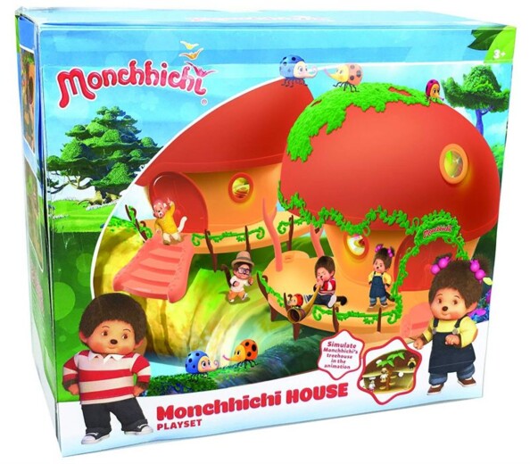 Maison deluxe La tribu des Monchhichi - 30 cm.