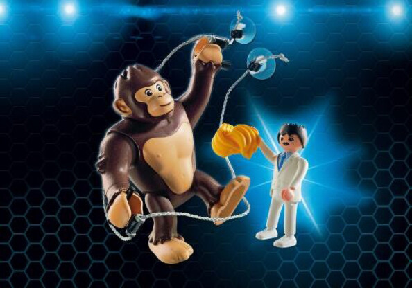 Super 4 : Singe géant Gonk Playmobil