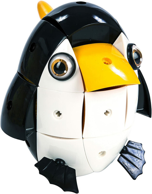 Kor Tazoo Jelo Geomag 70 pièces pour créer un pingouin amusant