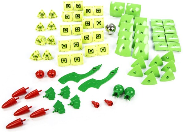 Construction Geomag Kor Tazoo avec éléments magnétiques et figurine Paco