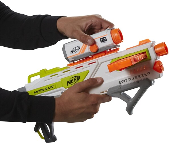 Fixé la caméra HD sur votre Nerf Battlescout ICS-10.