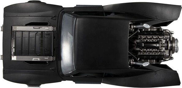 Vue du dessus Batmobile radiocommandée