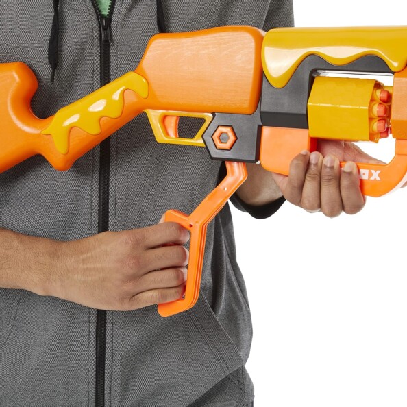 Chargement avec mécanisme à levier blaster Nerf