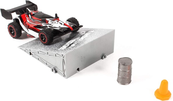 TURBO CHALLENGE - Buggy avec Tremplin et Accessoires - Jumpin' Buggy - Bleu ou Rouge