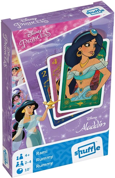 Jeu de cartes princesse Jasmin personnage du Disney Aladdin