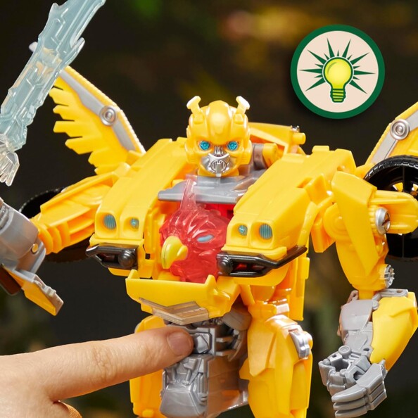Effet de lumière sur la tête aigle de Bumblebee