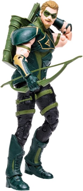 Figurine de l'archer en position pour prendre une flèche dans son étui