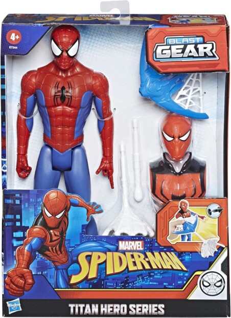 Figurine articulée Captain America Titan Hero Blast Gear par Hasbro