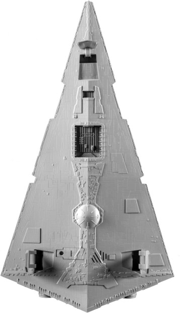 Vue du dessous Destroyer Guerre des étoiles