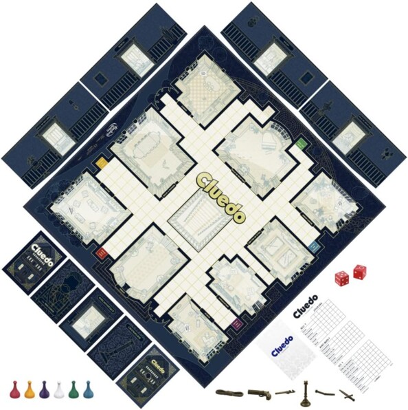 Plateau et composants de qualite du Cluedo édition Signature