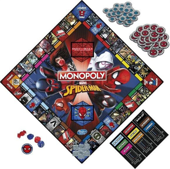 Jeu de stratégie édition spéciale Spider-Man Monopoly