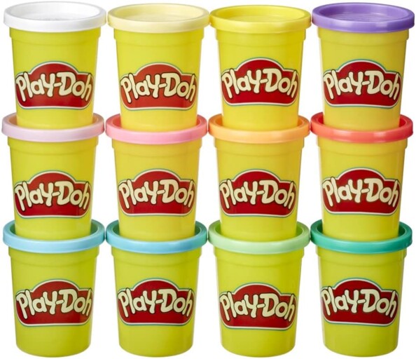 Kit couleur printemps de 12 pots de pâte à modeler Play-Doh par Hasbro
