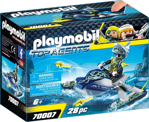 Scooter marin S.H.A.R.K Team Playmobil