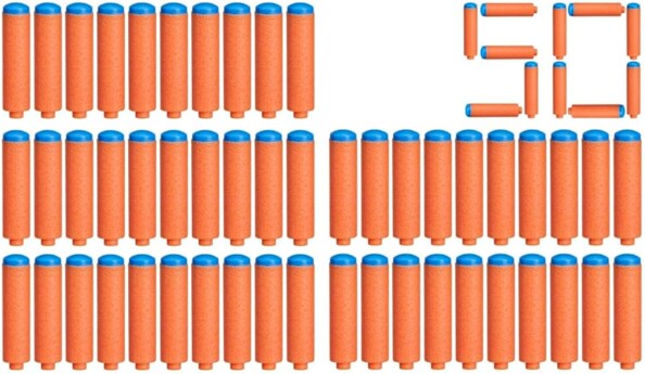 50 fléchettes en mousse Nerf N1 par Hasbro