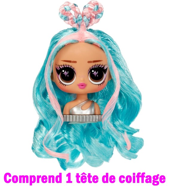 Tëte à coiffet du coffret Poupée L.O.L. Surprise! Tweens Surprise Swap