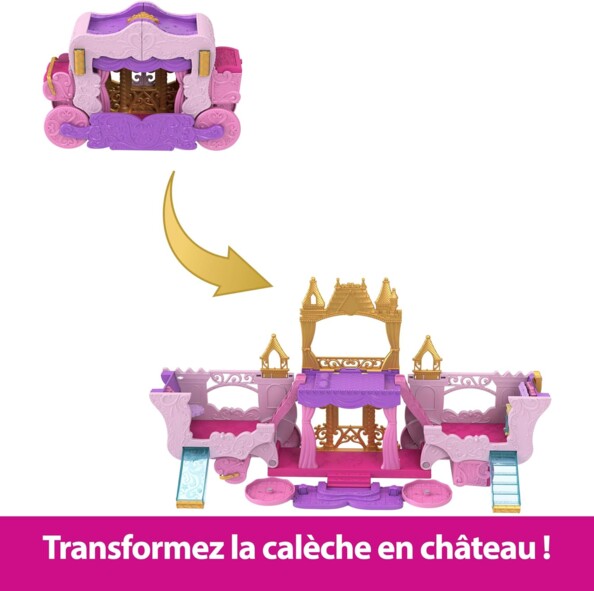 Transformation Féérique carrosse en château Disney Princess