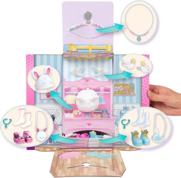 Composition des accessoires des poupées Coney & Sydney