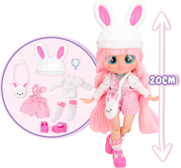 Poupée articulée avec accessoires à collectionner ou à échanger