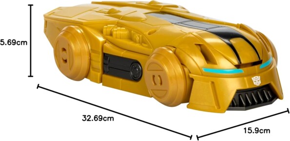 Dimensions de la voiture de sport cybertronienne