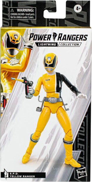 Power Rangers S.P.D Jaune avec Armes et Effets Énergie par Hasbro