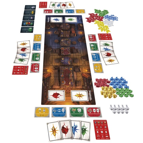 Le jeu de plateau D & D des aventuriers affamés et des festins fantastiques