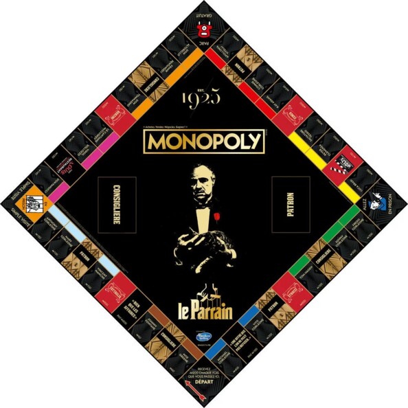 Plateau du jeu du Monopoly Le Parrain