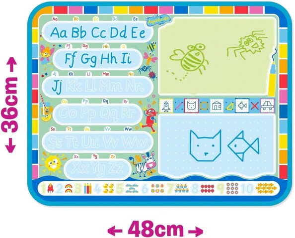 Tapis d'apprentissage 4 zones Mon tapis d'écolier