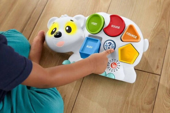 Jeu de formes Ours Polaire plus de 65 phrases, chansons et effets sonores