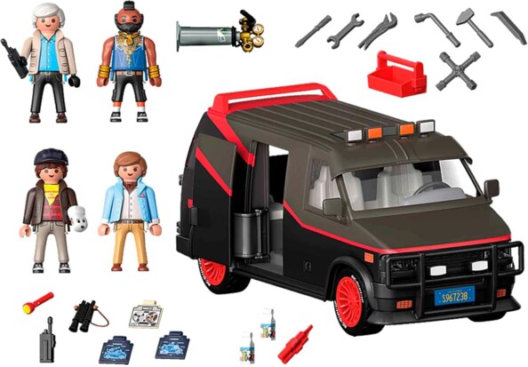 Contenu du fourgon Playmobil de l'Agence tous risques