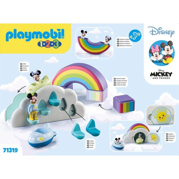 Dos boîte Playmobil Mickey et Minnie dans les nuages