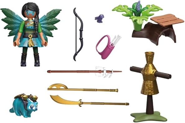 Figurine de Knight Fairy exclusive avec ailes amovibles