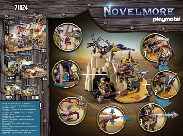 Playmobil 71024 Base secrète avec scorpion géant
