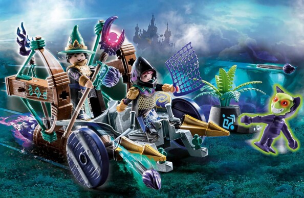 Mise en situation univers médiéval Playmobil 70748