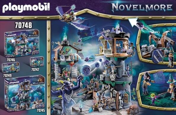 Véhicule catapulte Playmobil collection Novelmore