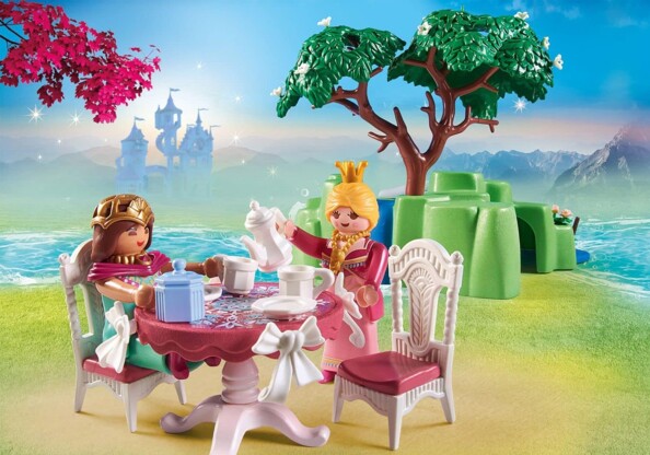 Figurines royales Playmobil à table