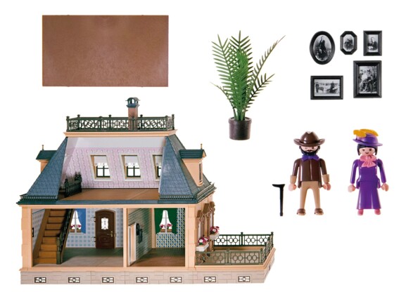 PLAYMOBIL Villa Belle Époque composée de 403 pièces