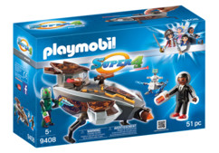 Super 4 : La navette Sykronienne avec Gene Playmobil