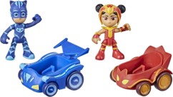 Personnages et bolides de course PJMasks, Catboy et An Yu