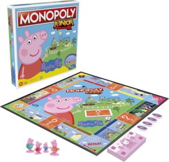 Jeu de plateau Monopoly Junior Peppa Pig