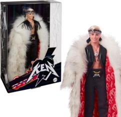 Barbie poupée articulée KEN en tenue rocker rebelle
