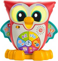 Jouet interactif d'éveil Linkimal Elisabeth la chouette Fisher-Price