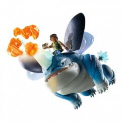Playmobil Dragons : Les Neuf Royaumes - Bissocorn & D'Angelo