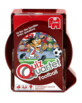 Boîte du jeu Quiz Quartet Football Jumbo avec illustration de joueur de football cartoon